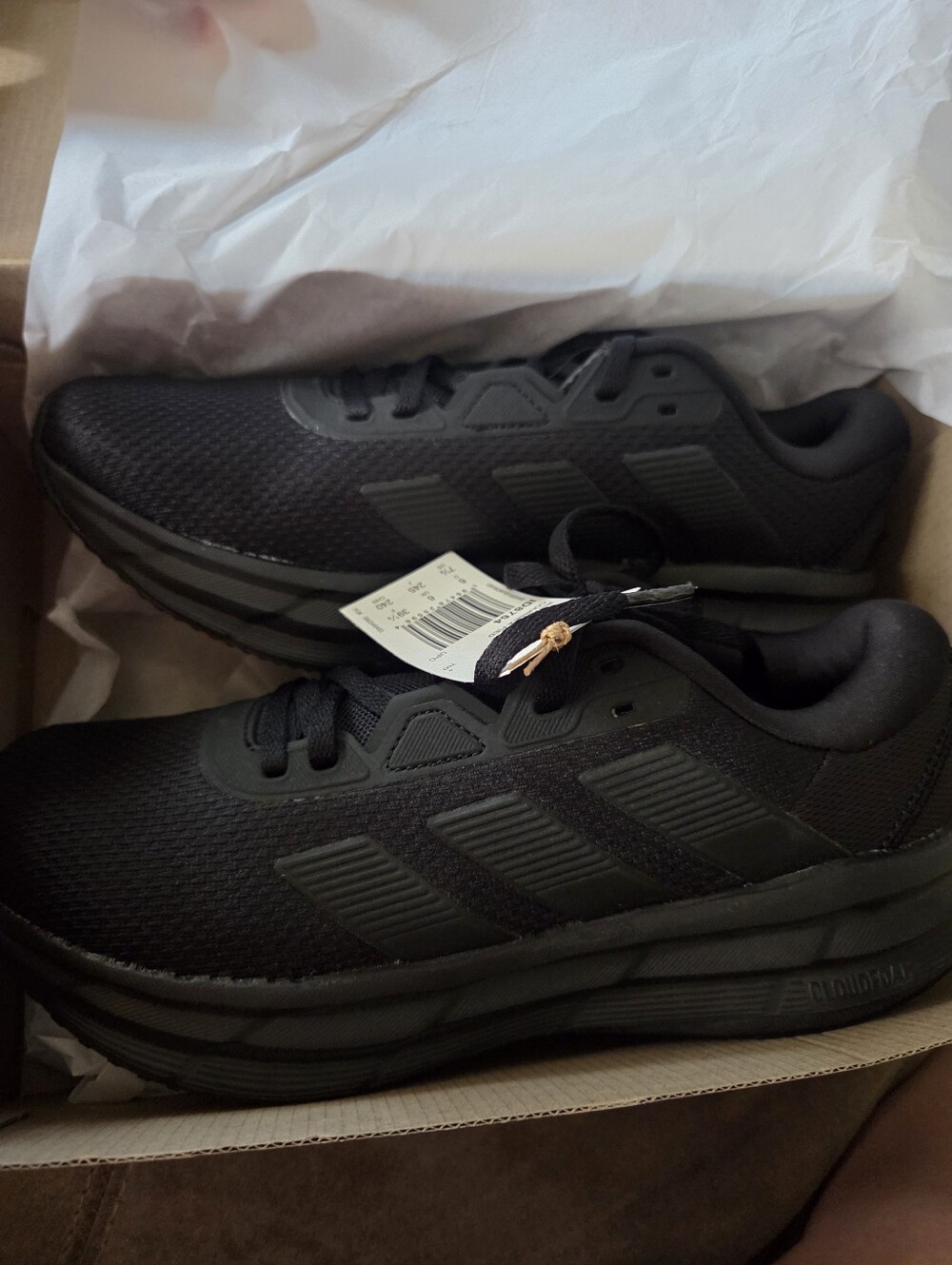 ADIDAS Galaxy 7 Women's Running Shoes - Triple Black Size: 7.5
